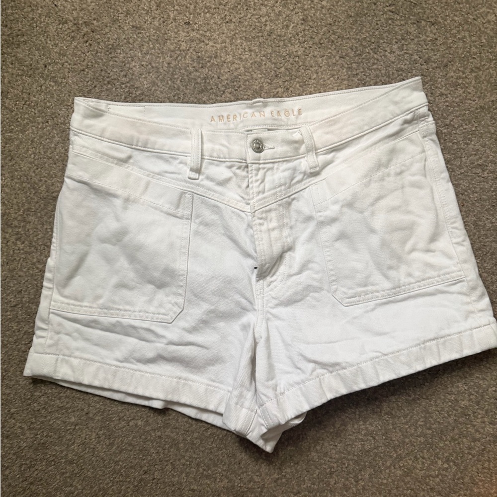 American Eagle Outfitters White Women's Denim Jean Shorts